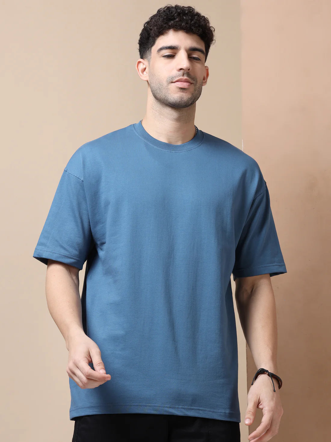 Men's 240 GSM Oversized Dark grey Tshirt