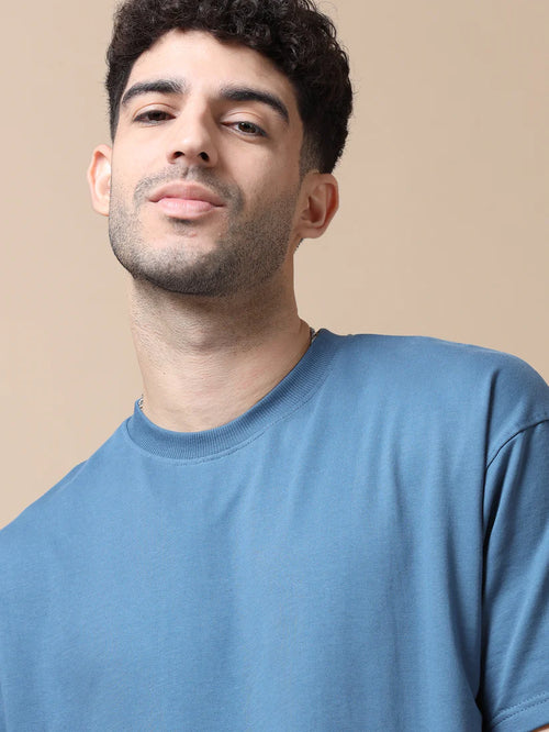 Men's 240 GSM Oversized Dark grey Tshirt
