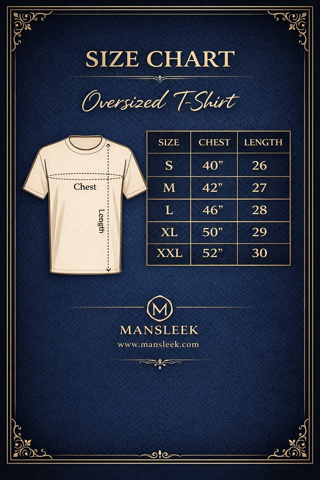 Men's 240 GSM Oversized Beige T-Shirt